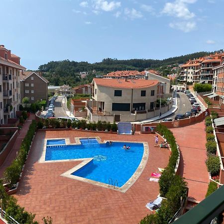 Apartamento Con Vistas Al Mar, Piscina Y Parking Appartement Sanxenxo Buitenkant foto
